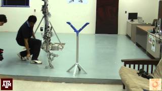 Robustness Tests on the Bipedal Robot AMBER 2 [upl. by Kirstyn499]