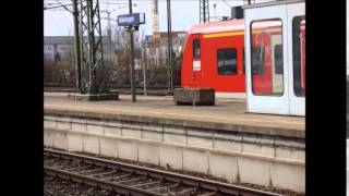 Böblingen  SBahn Stuttgart mit ET 420 ET 423 ET 430  ET 425  IC  DB 181 sowie DB 101 uvm [upl. by Sukhum]