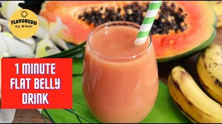 1 Minute  Papaya smoothie for weight loss Lose 5 kg Improved Digestion and Gut Health [upl. by Crandell]