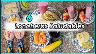 6 ideas de LONCHERAS SALUDABLES para niños 🥙🍗ONCES SALUDABLES 🍎IDEAS DE REFRIGERIO PARA NIÑOS 🥟🧆 [upl. by Glialentn796]