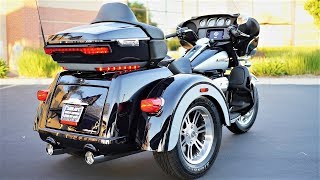 2019 HarleyDavidson TriGlide Ultra FLHTCUTG │ Review and Test Ride [upl. by Yleve394]