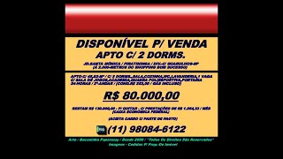 VENDE APTO C 2 DORMS  R 8000000  JDSANTA MÔNICA  PIRATININGA  DIVC GUARULHOSSP [upl. by Anasxor329]