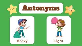 List of Antonyms  Opposite Words  Basic English Learning [upl. by Ecienaj226]