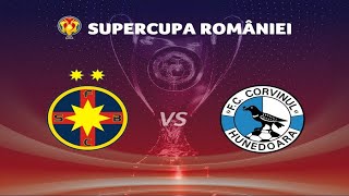 🔴LIVE🔴SUPERCUPA ROMÂNIEI🔴FCSB 30 CORVINUL HUNEDOARA🔴SUNET AUDIO [upl. by Ydolem344]