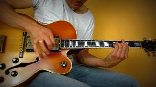 1972 Gibson L5 Jazz Guitar  differnet styles and sounds Bluguitar Amp 1 [upl. by Akiemehs]