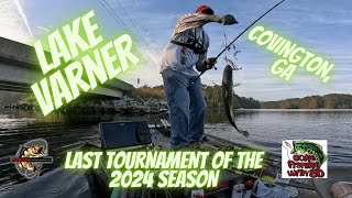 Lake Varner  LAST TOURNAMENT OF THE 2024 SEASON [upl. by Franci]