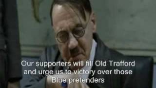 Hitler Hears Old Trafford Is Full Of Manchester City Fans [upl. by Michey]