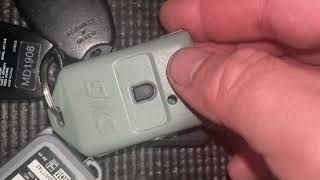 Doorking Remote  How to change the battery [upl. by Nuahsar]