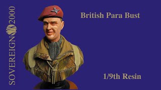 Sovereign 2000 S2KB013 British Para 19th resin bust [upl. by Ayekram958]