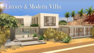 Luxury amp Modern Villa  Stop Motion build  The Sims 4  NO CC [upl. by Daub758]