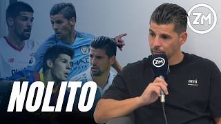 ENTREVISTA A NOLITO Sevilla FC Selección Barça Guardiola Celta Manchester City ZONA MIXTA [upl. by Bluefarb]