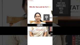 Who Do You Look Up To  🔥  UPSC Backbone  Upsc Interview  Medha Anand  shorts [upl. by Josephson726]