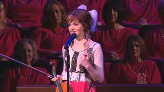 Lindsey Stirling performs with the Mormon Tabernacle Choir [upl. by Gulgee]