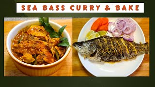 How to Cook Sea Bass  Sea Bass Fish Recipe Sea Bass Curry Sea Bass Bake seabass [upl. by Apeed666]