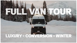 VAN BUILD TOUR  LUXURY WINTER SPRINTER [upl. by Dianna997]