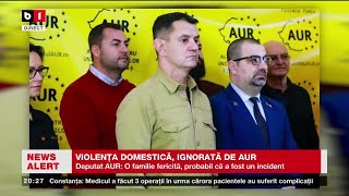 VIOLENȚA DOMESTICĂ IGNORATĂ DE AUR Știri B1TV29 IAN2024 [upl. by Etnomal]