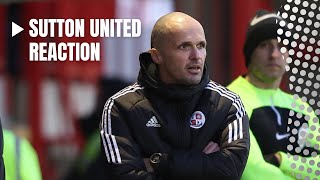 SUTTON UNITED REACTION  Matthew Etherington amp George Francomb [upl. by Charity]