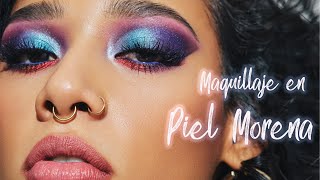 Maquillaje de Color en Piel Morena con Lizeth Selene Tutorial  Pamela Segura [upl. by Aneet]