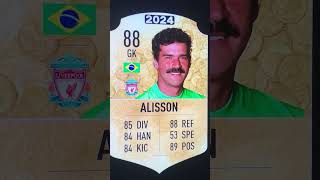 Alisson Becker fifa future icon cardat the end fifa football footballshorts [upl. by Uv]