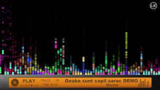 Marina  Geaba sunt copil sarac Karaoke DEMO Negativ Instrumental [upl. by Ameen]