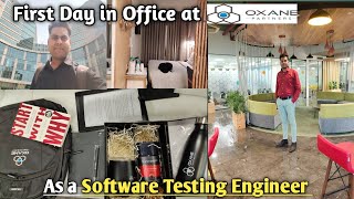 First Day in Office as a Software Testing EngineerOxane Partners [upl. by Ahselat128]