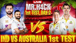 Live IND Vs AUS Day 2  1st Test Perth  Live Scores amp Commentary  India vs Australia [upl. by Cirdnek832]