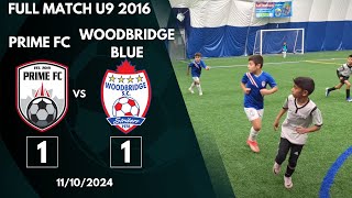 20241110 U9 2016 Prime FC T1 vs Woodbridge Blue 2nd half 11 [upl. by Brozak]