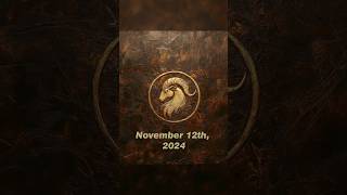 Capricorn November 12 2024 [upl. by Pellet]