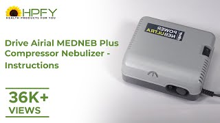 Drive Airial MEDNEB Plus Compressor Nebulizer  Instructions for Use [upl. by Wildon460]