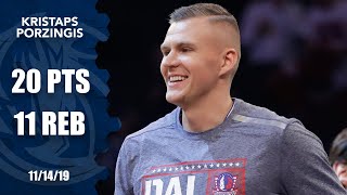 Kristaps Porzingis booed in MSG return drops 20 points in Mavs vs Knicks  201920 NBA Highlights [upl. by Eelrahc]