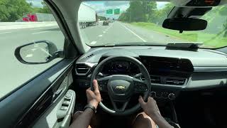 2025 Chevy Trailblazer LS AWD 13T 9Speed Auto POV Test Drive Acceleration Driving Impressions [upl. by Taimi603]