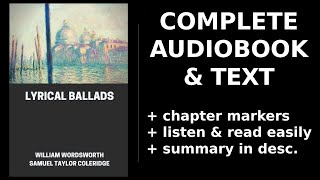 Lyrical Ballads 💚 By William Wordsworth Samuel Taylor Coleridge FULL Audiobook [upl. by Adnohrahs119]