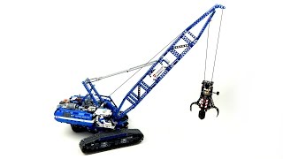 Lego Technic 42042 Crawler Crane Speed Build [upl. by Shank185]