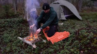 3 Days Solo Camping in Cold Autumn with NO FOOD CatchampCook [upl. by Pol812]