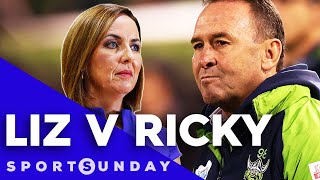 Liz Ellis smacks down Ricky Stuart  Wide World of Sports [upl. by Hcnarb]