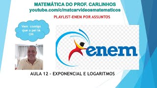 ENEM POR ASSUNTOSREVISÃO DE MATEMÁTICAAULA 12 [upl. by Eyaj630]