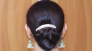 New Juda Hairstyle For Girls Hair Style Girl Simple and Easy Long Hair  Simple Hairstyle For Girls [upl. by Annaynek]