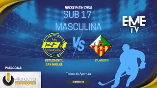 Sub 17 Masculina Estudiantil San Miguel vs Vilanova [upl. by Oliy831]