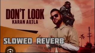 Slowed amp reverbs  Don’t look  karan aujla new song  latest Punjabi song [upl. by Lazor249]