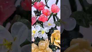 Natural Jade Peony Art Craft Jade Ornament Home Decoration Giftflowers jadeja home decoration [upl. by Hultin882]