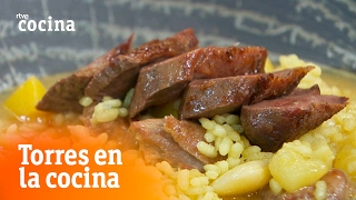 Arroz de pato con chirivía y garrofons  Torres en la Cocina  RTVE Cocina [upl. by Orhtej914]