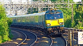 Early Morning Trains at Wolverton Station WCML  130723 Incl Caledonian Sleeper [upl. by Rye]