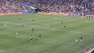 Sounders game on July 23 2022 [upl. by Nylehtak]