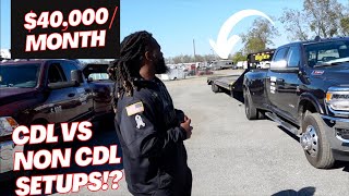 23 Year Old Owner Operator with Two Hotshot Trucks Making 40000  Month  CDL vs NON CDL SETUP [upl. by Ahsietal]