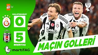 Galatasaray 0  5 Beşiktaş Maçın Tüm Golleri  Süper Kupa 2024 [upl. by Anaiad]