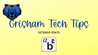 Extensis Font  Google Fonts [upl. by Adnim984]