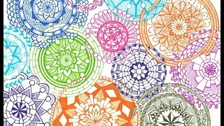 Overlapping Interlocking Intricate Mandalas [upl. by Nierman]