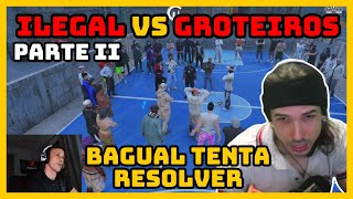 BAGUAL TENTOU COLOCAR ORDEM NA REUNIÃO DO ILEGAL CONTRA OS GROTEIROS NA CIDADE [upl. by Sinegra426]