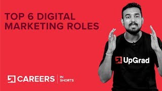 Digital Marketing Top 6 Jobs and Careers  Sales and Marketing  upGrad [upl. by Nets]