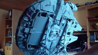 Lego 75192 Millennium Falcon vertical stand [upl. by Tatiana]